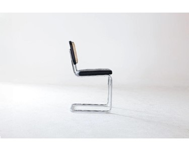 benssur - Dining Chair - RC12 Black Beech & Leather Seat