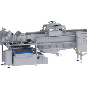 Vegetable Washing Machine Vibration or Belt Outfeed | HEWA 3800 