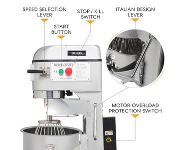 Aus Kitchen Pro - Planetary Mixer Commercial Dough Maker 20 Litre