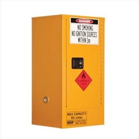 Flammable Storage Cabinet  - 60L 1 Door, 2 Shelf | PS5517AS