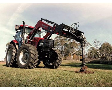 Loaders and Attachments | Post Hole Digger | Case IH