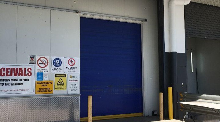 Replaced with a Rapid roll door