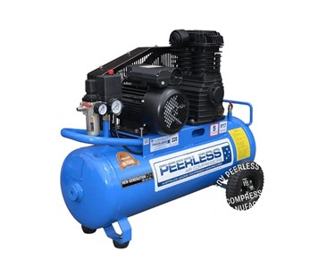 Peerless - Belt Driven Air Compressor | Single Phase 15Amp 3.5HP 320LPM