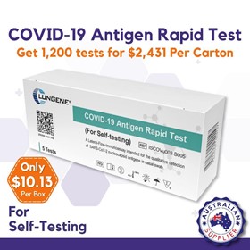 COVID-19 Rapid Antigen Test | 1,200 TESTS/Carton