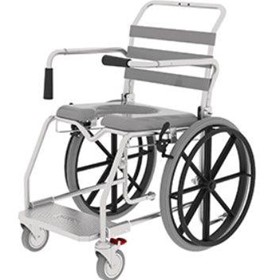 Aspire Mobile Shower Commode Self Propelled With Swing Away Footrests