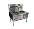 Complete Commercial Catering Equipment - Double Hole Rear Gutter Wok Burner | WTB-2 