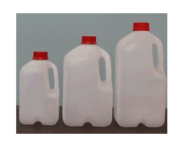 Handled Square HDPE Bottles
