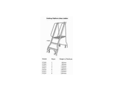 Platform Order Picker Ladders - Stock Picker
