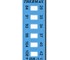 Temperature Indicator | Self Adhesive Strips | Mini | 6 Levels