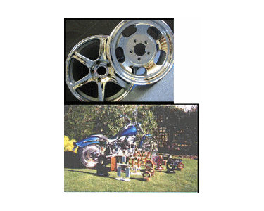 Metal Plating - Chrome Plating of Alloy Car Wheels