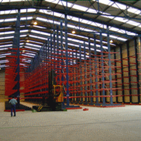 Use Rack Clad to create cantilever or pallet racking storage areas