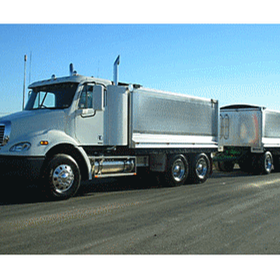 Freightliner Aluminium Rigid Plus 3-axle Dog Trailer Tipper Truck Body
