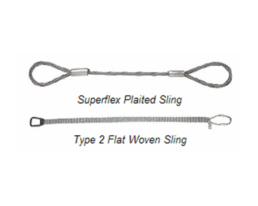 Superflex & Flat Woven Wire Slings