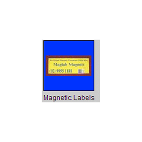 Magnetic Products - Magnetic Labels (Printed)