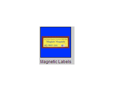 Magnetic Products - Magnetic Labels (Printed)