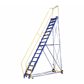 Steel Rolling Warehouse Ladder