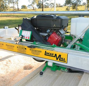 lucas mill petrol circular saw sawmill timber