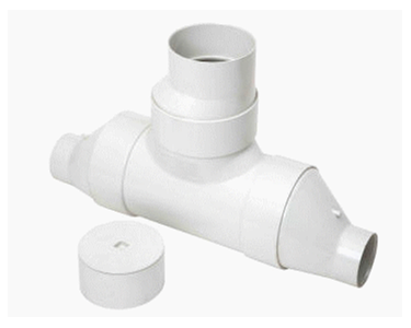 PVC Sewer Pipe Maintenance Shafts Inline
