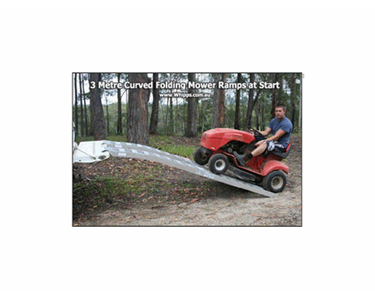 Mower Ramps | Curved Folding Ramps 3Metre