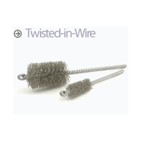 Abrasive Nylon Twisted-in-Wire Brushes