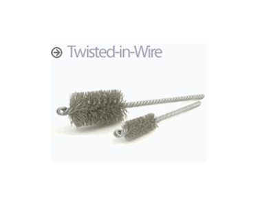 Abrasive Nylon Twisted-in-Wire Brushes