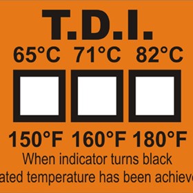 Triple Level Thermal Disinfection Indicator - T.D.I.