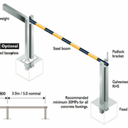 Bulwark Manual Supermarket Entry Gate - IndustrySearch Australia