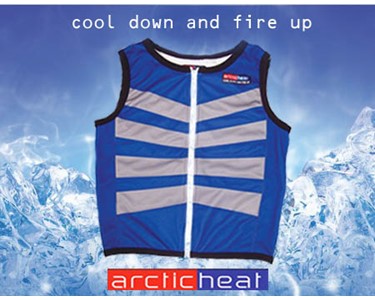  Arctic Heat Cooling Vest. Model: Blue Vest