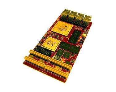 FM481: 4 Channel 2.5 GSP Optical sFPDP PMC Virtex-4 with PowerPC Core