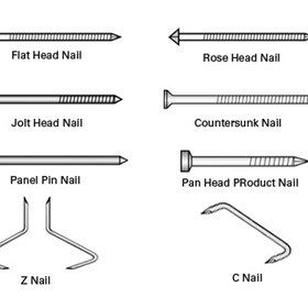 Extensive Nail Range (316, 316 Stainless Steel)