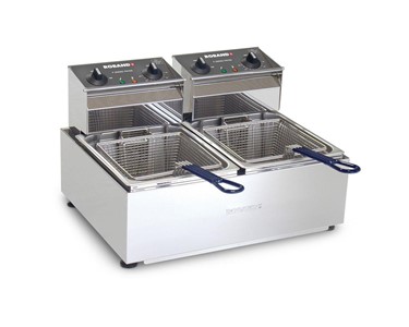 Roband - Electric Benchtop Deep Fryer - Twin 2x 5.5L 10A