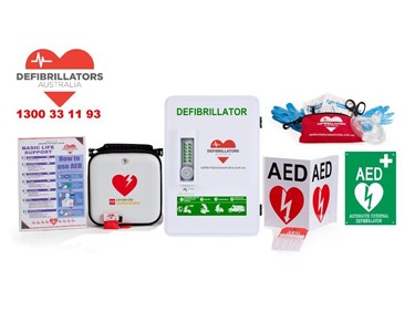 Lifepak - CR2 Essential Semi Automatic AED Outdoor M3 Defibrillator Bundle