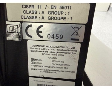 GE - Revolution Frontier 128 Slice CT Scanner EX4673