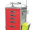 Pacific Medical - Emergency Cart with Accessories | 5 Drawers 