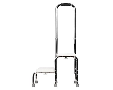 Two Step Stool With Handrail 140kg 