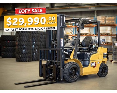 Caterpillar - 2.5T LPG Forklift GP25PT