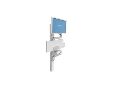 Capsa Healthcare - V6 Dual Monitor Arm Wall Station 