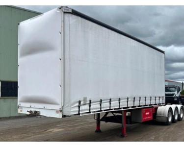 Barker - Used Curtainsider A Trailer Lead | 2019 Heavy Duty Triaxle 