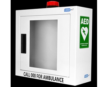 AED Wall Cabinet - 42 x 38 x 15.5cm with Alarm