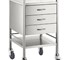 Pacific Medical - Three Drawer Trolley Stainless Steel