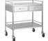 Select Patient Care - Instrument Trolley | Stainless Two Drawer Side By Side Trolley