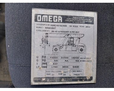 Omega - Used RS65A255T Container Forklift