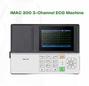 iMAC 300 3-Channel ECG Machine