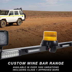 LED Mine Light Bar MB1221C Rear Roof Mount Tail Lights & Safety Beacon