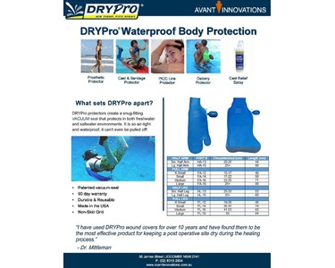 DRYPro - DRYPro™ Waterproof Full Arm Cast Cover
