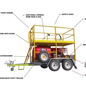Workmate Hottie Pressure Cleaner Trailer | Safe Hot/Cold
