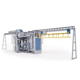 Shotblasting Machine | SUPERIOR EdgeBlast Tunnel Overhead Rail