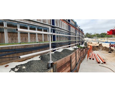 SafeSmart Access - Edge Protection | Sheet Pile Edge Protection Post