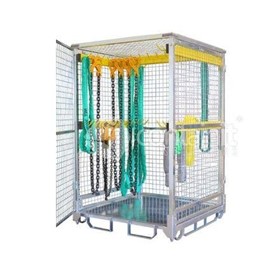 Storage Cage with Rigging Bars