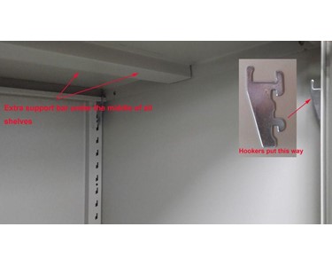TCS - XXL 2m Metal Filing Storage Cabinet - YD-B2M